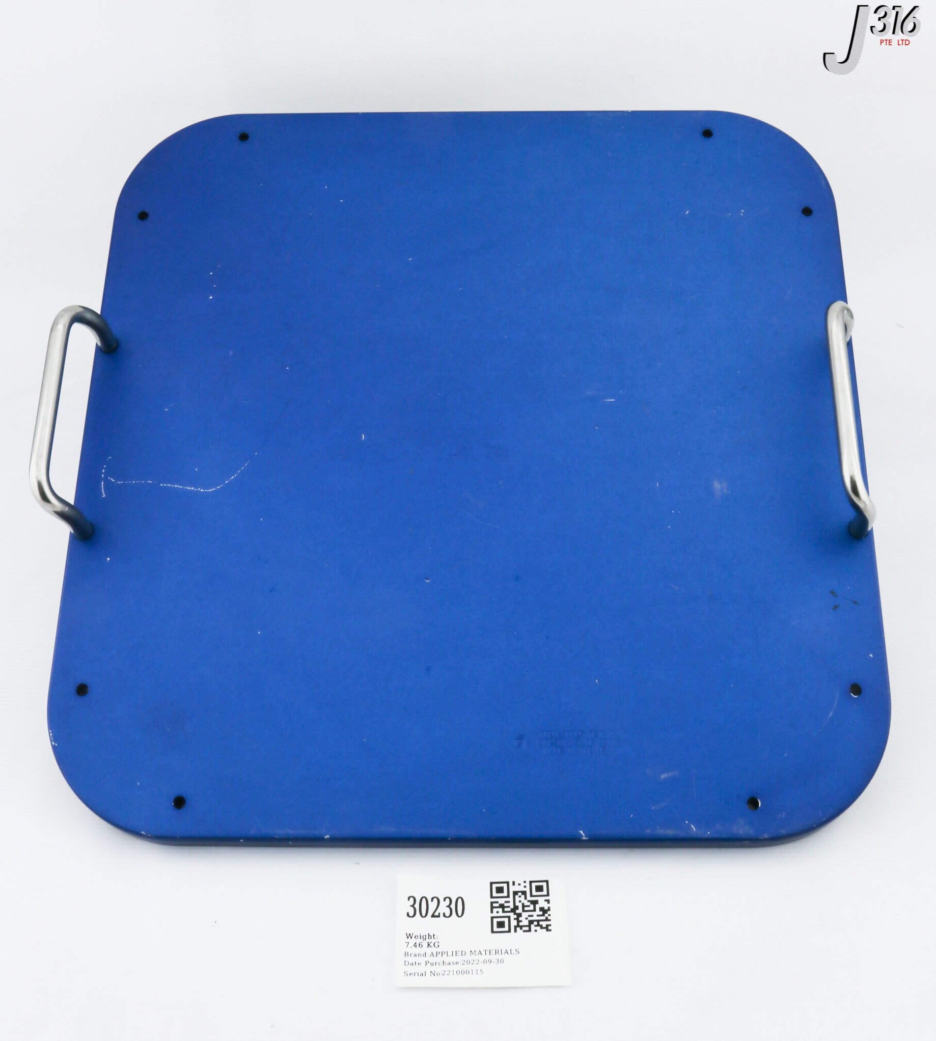 の 30230 APPLIED MATERIALS DOME BLANKOFF SHIPPING PLATE DPS CHAMBER